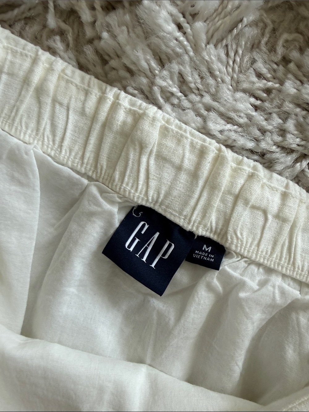 GAP White Linen Cotton Skirt Set - Picture 8 of 10